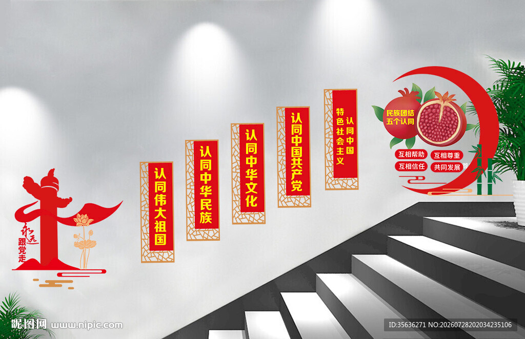 民族团结文化墙