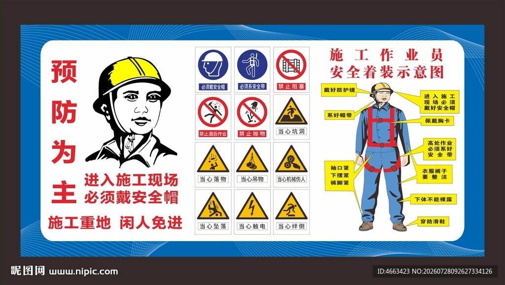标准穿衣警示镜
