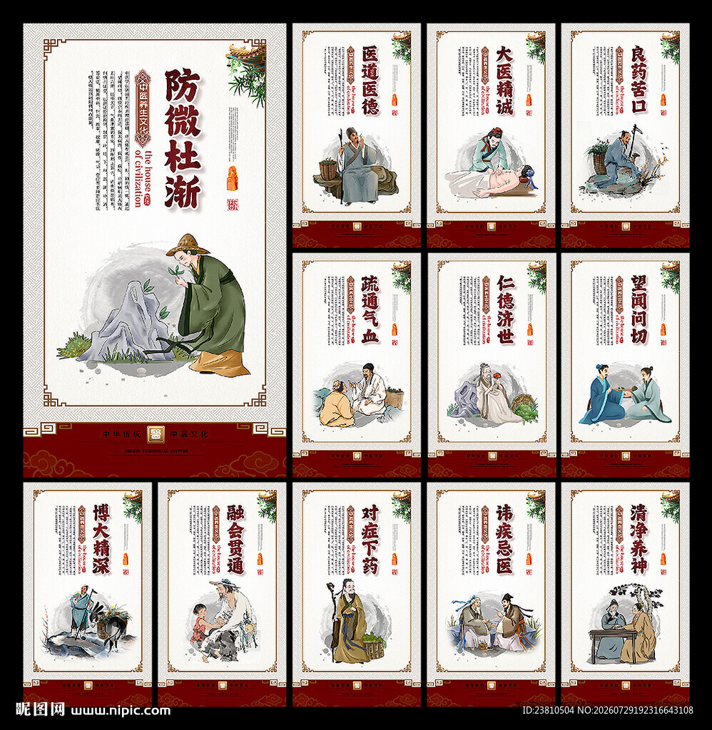 中医文化展板