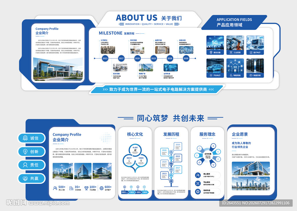 企业科技展厅历程时间轴形象文化