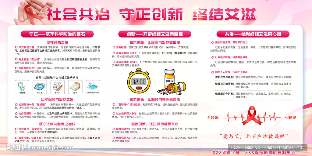 艾滋病宣传栏