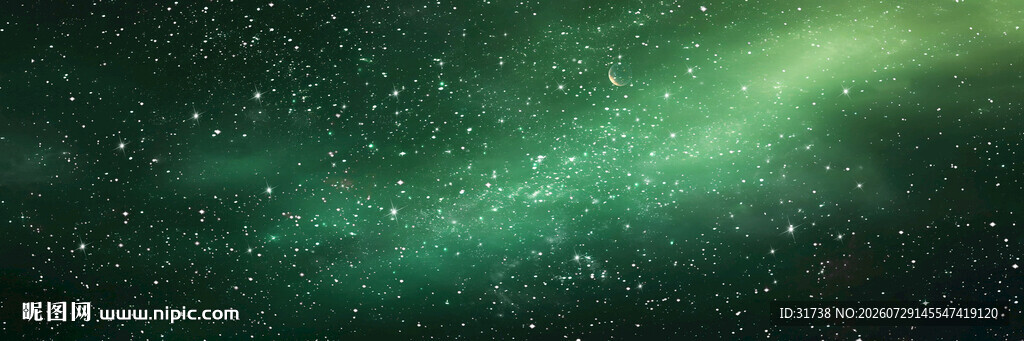 巨幅银河宇宙星空背景图