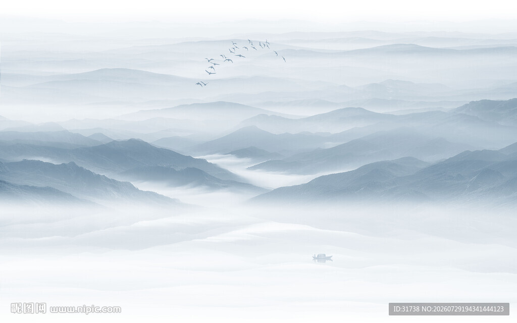 新中式山水画
