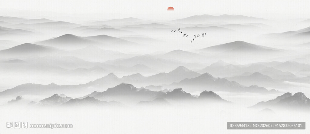 意境水墨画