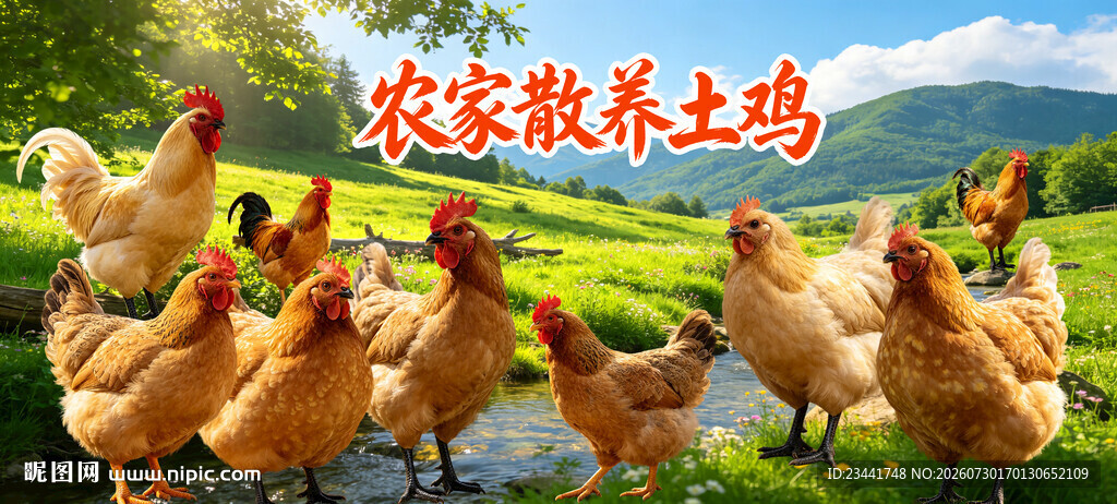 土鸡广告