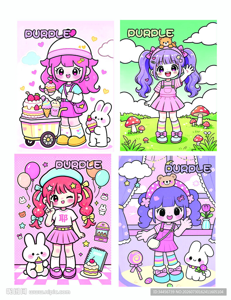 可爱女孩