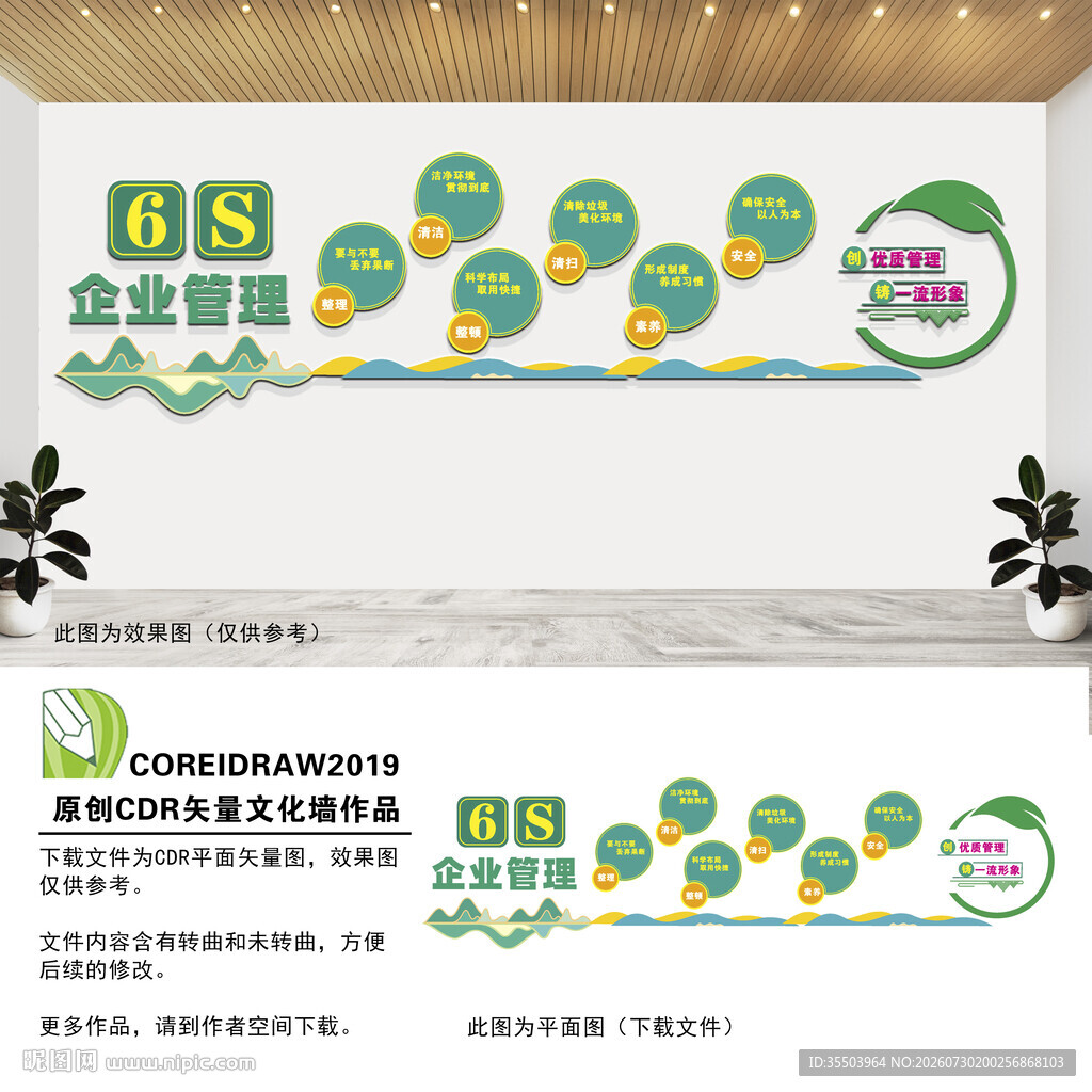 6s企业管理文化墙