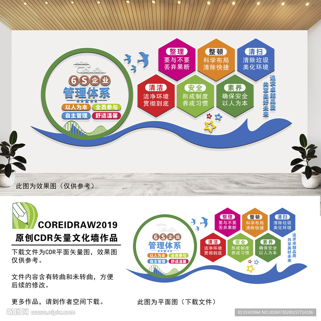 6s企业管理体系文化墙