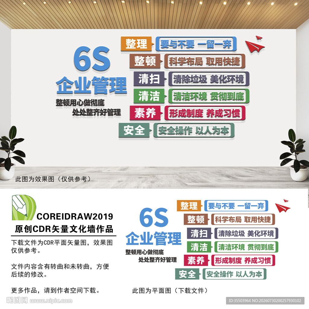 6s企业管理文化墙