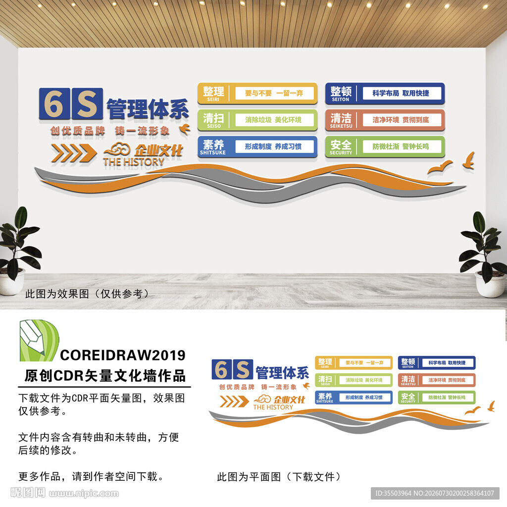 6s管理体系文化墙