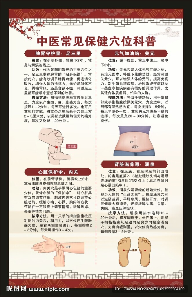 中医养生知识海报