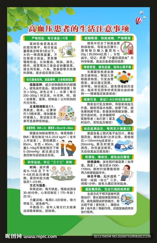 全国高血压日海报