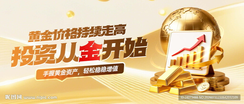 投资从金开始宣传海报