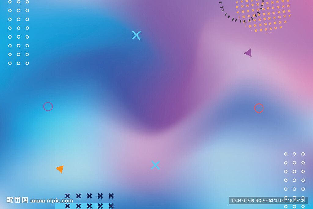 梦幻渐变流体背景图案