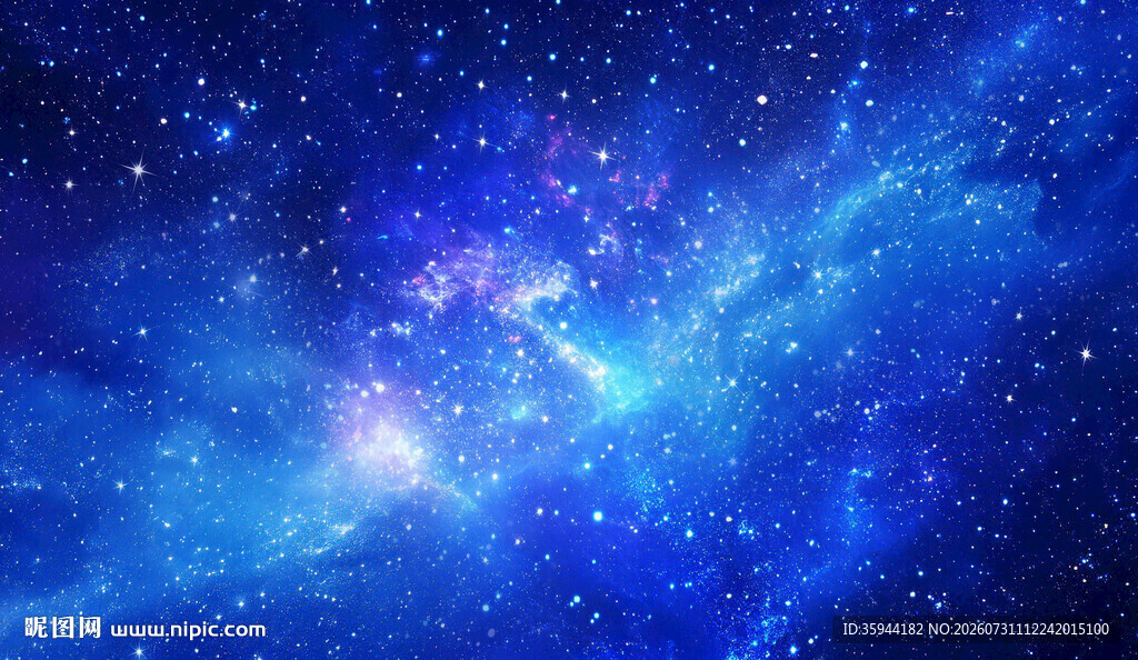 深蓝色星空