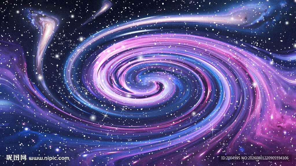 彩色星空旋涡吊顶