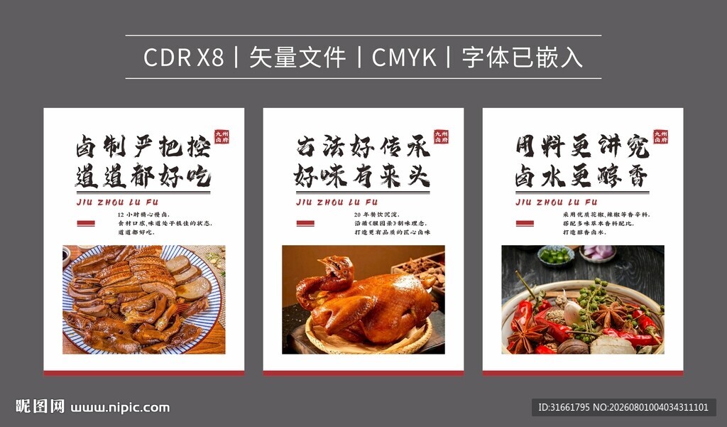 经典卤味烹饪秘籍海报