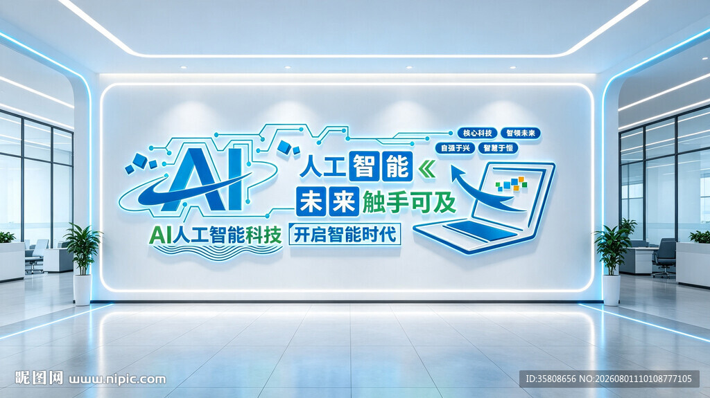 人工智能文化墙