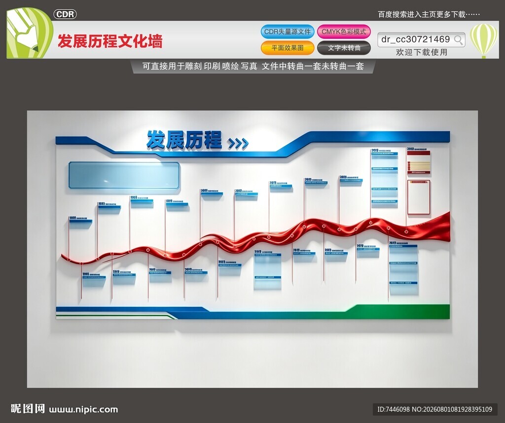 发展历程文化墙