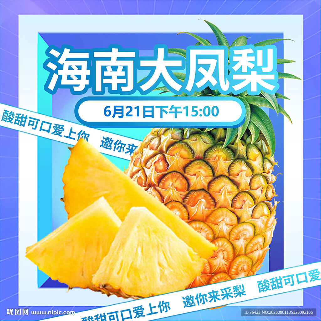 海南大凤梨限时优惠