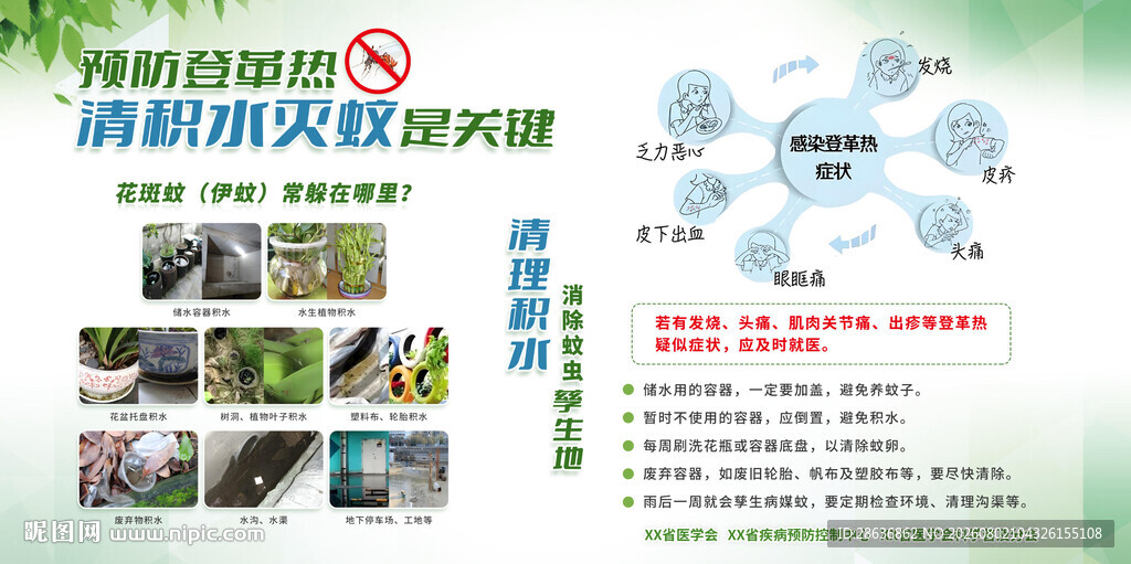 预防登革热宣传栏
