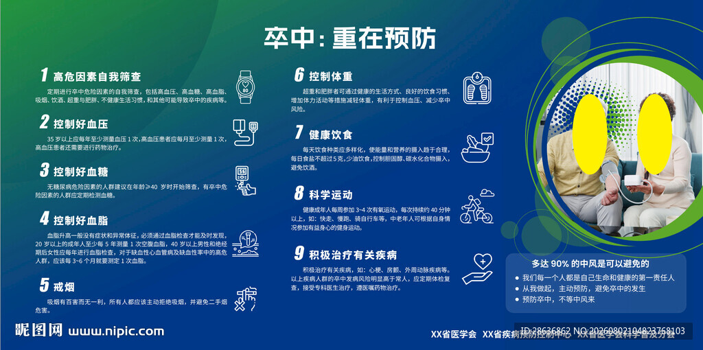 预防卒中宣传栏