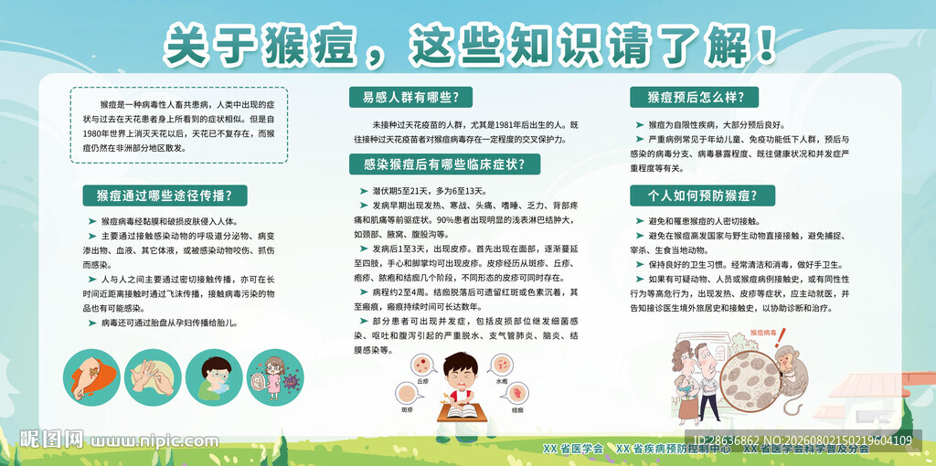 猴痘宣传栏