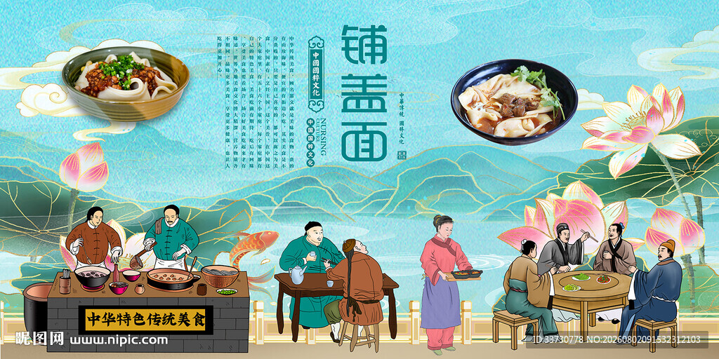 铺盖面