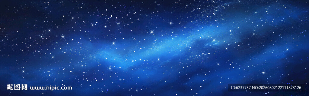 巨幅银河宇宙星空背景图