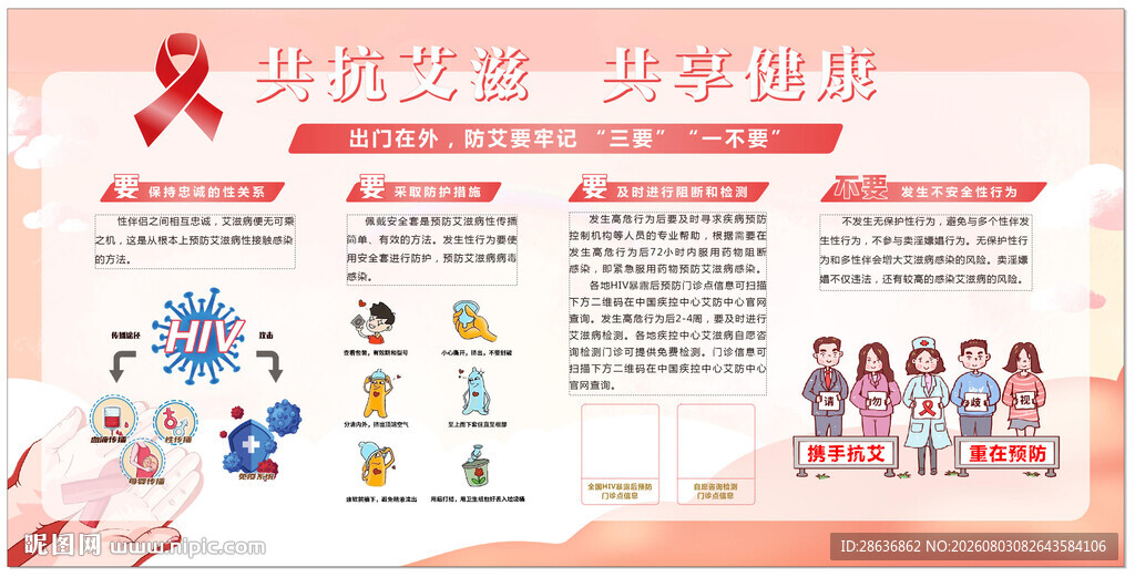 艾滋病宣传栏