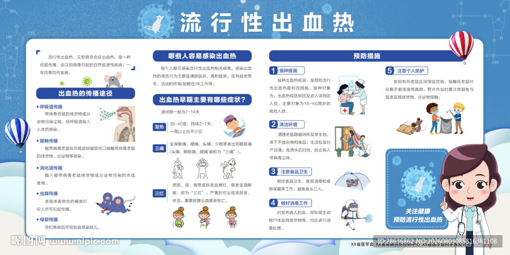 流行性出血热宣传栏