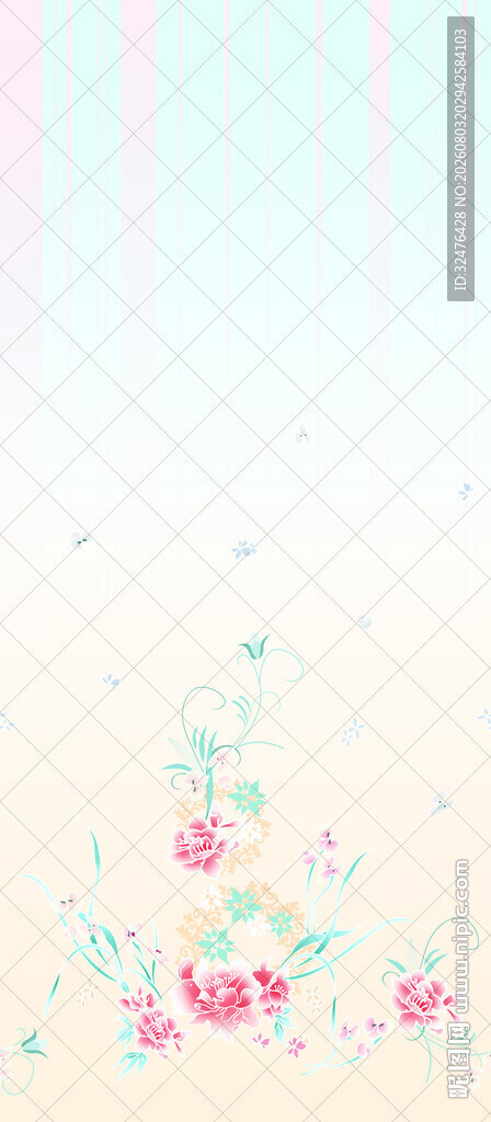 清新花卉汉服