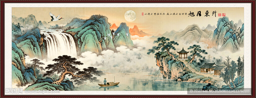 客厅山水画