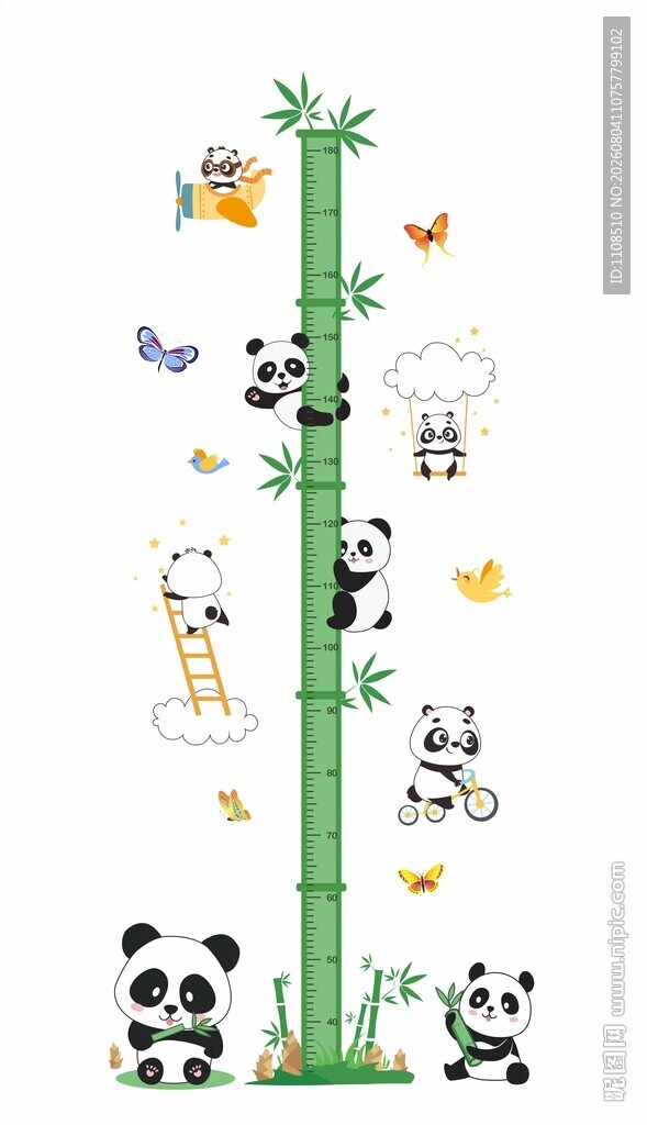 熊猫身高贴