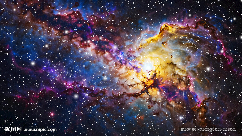 绚丽星云宇宙奇幻景象
