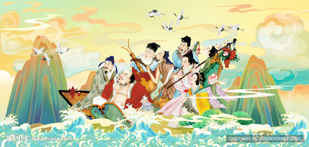 端午龙舟竞渡热闹场景