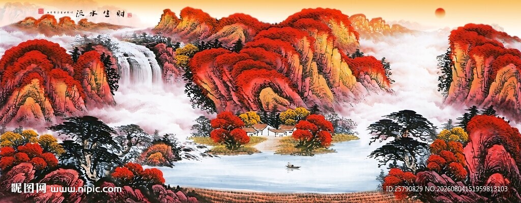 满山红遍鸿运当头