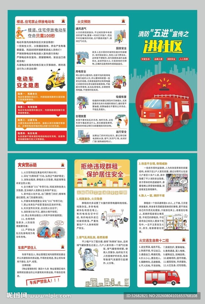 消防安全五进之进社区