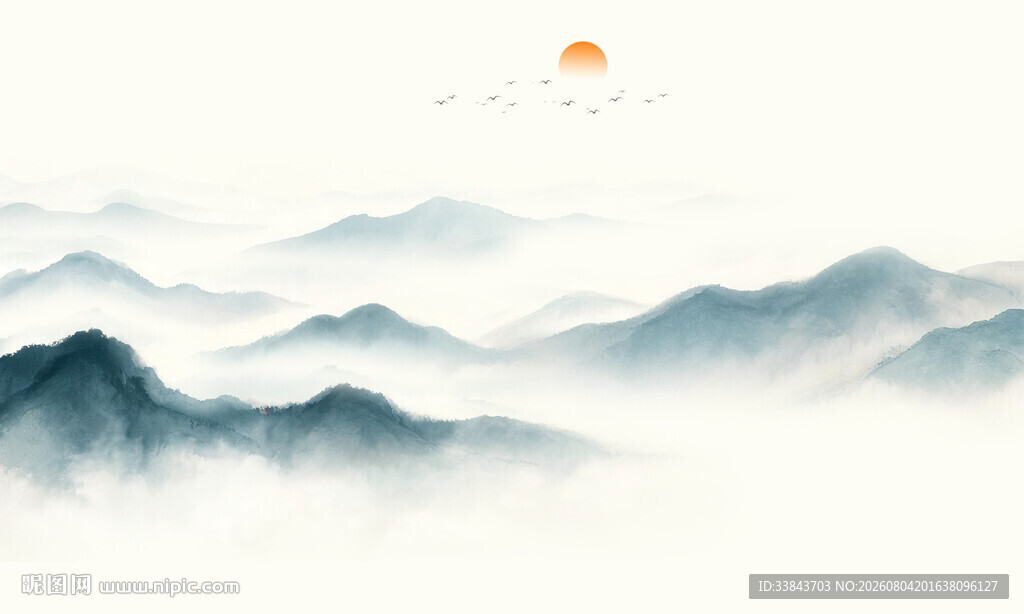 意境水墨山水