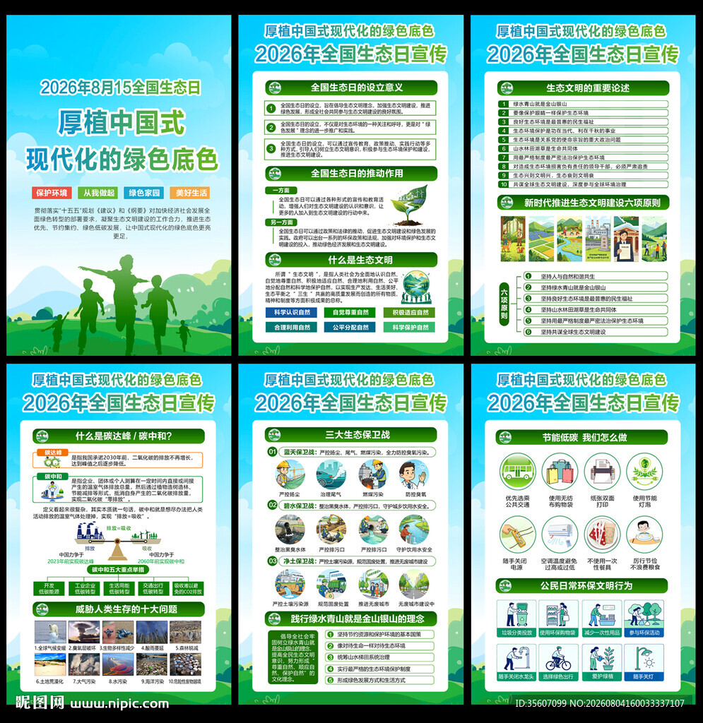 2026年全国生态日展板