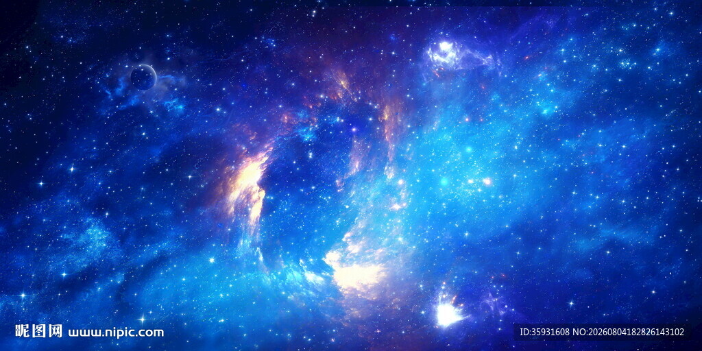 璀璨宇宙星空背景图