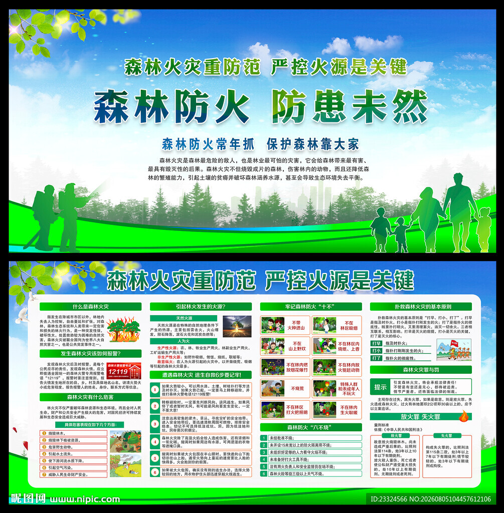 森林防火海报