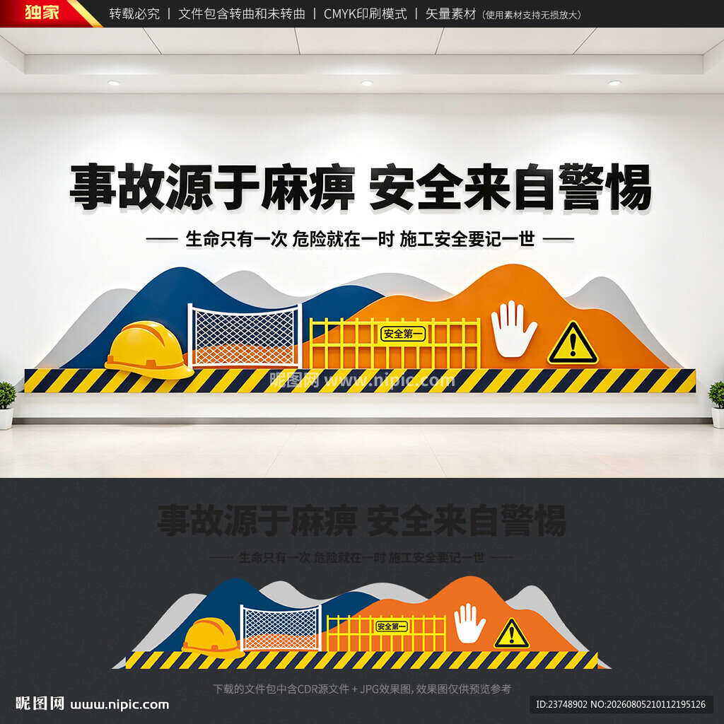 安全文明施工文化墙