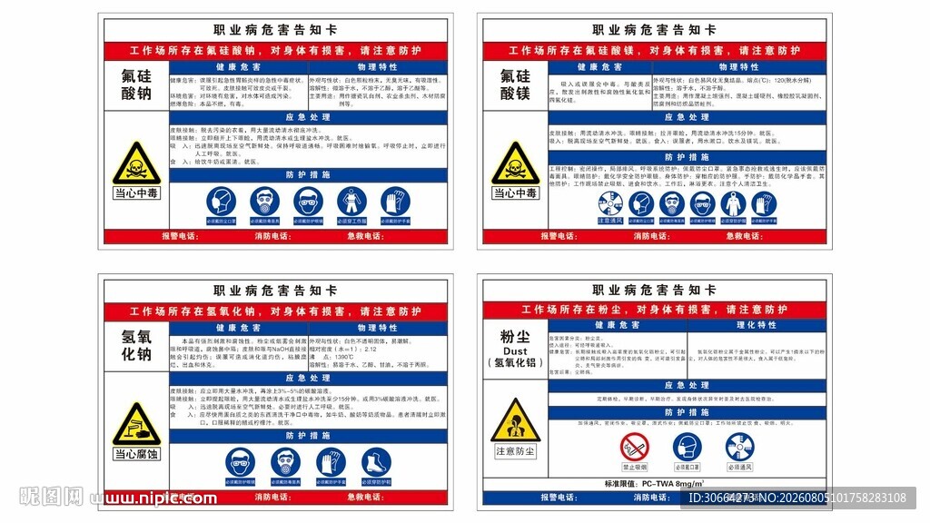 职业病危害告知卡