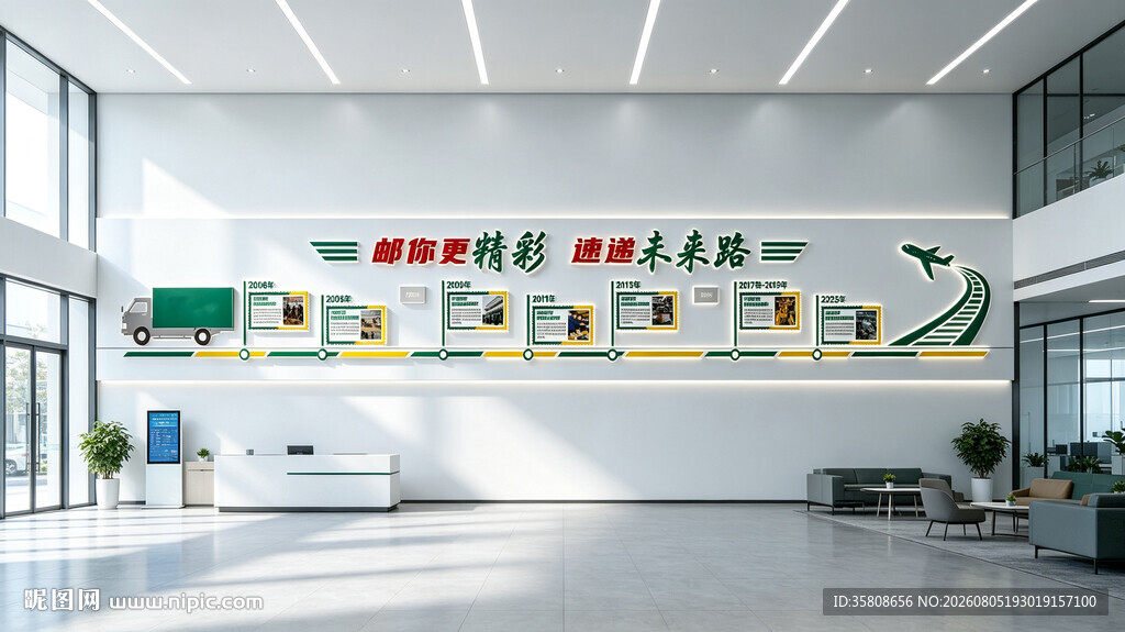 企业发展历程文化墙
