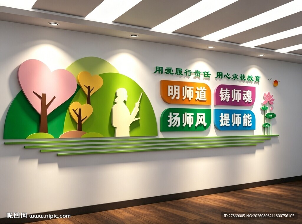 老师文化墙办公室展板