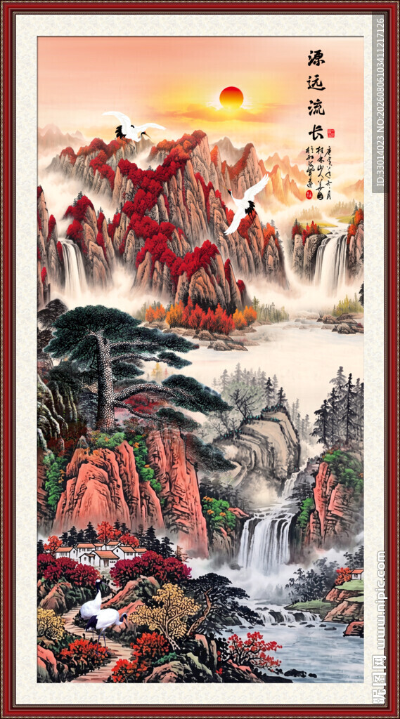 玄关山水画
