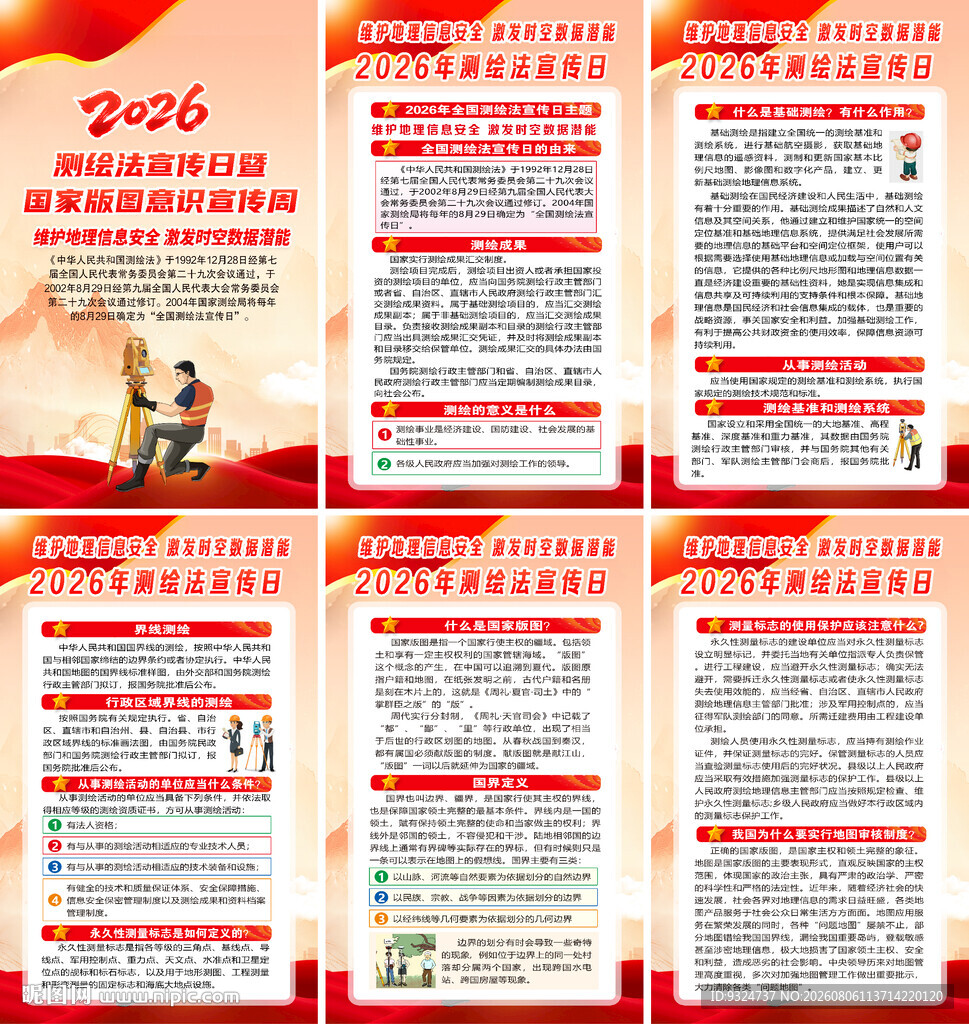 2026年测绘法宣传日海报