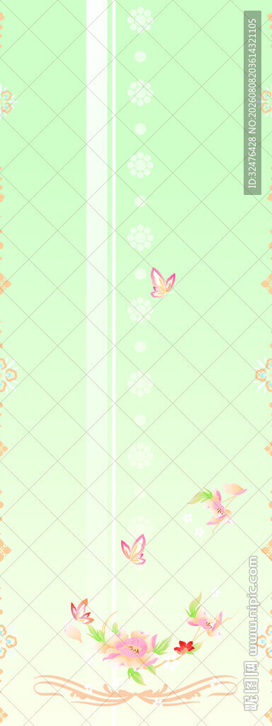 清新花卉汉服