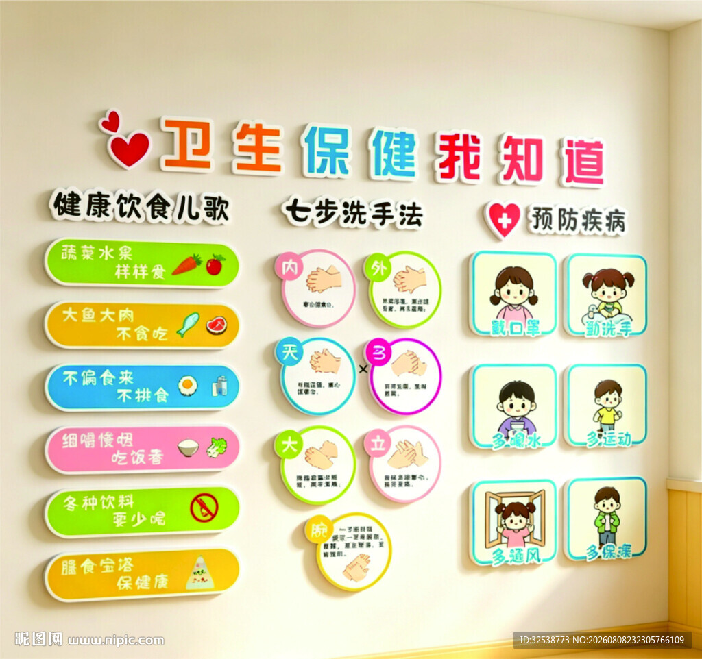 儿童卫生保健知识宣传 七部洗手